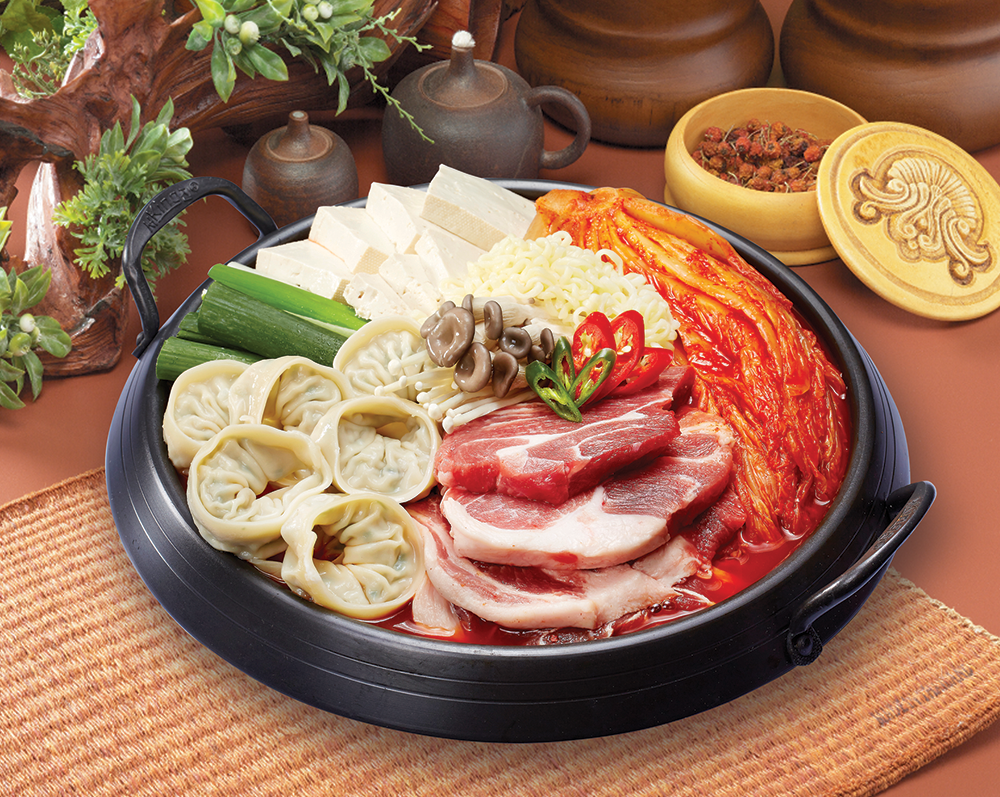 김치만두전골
